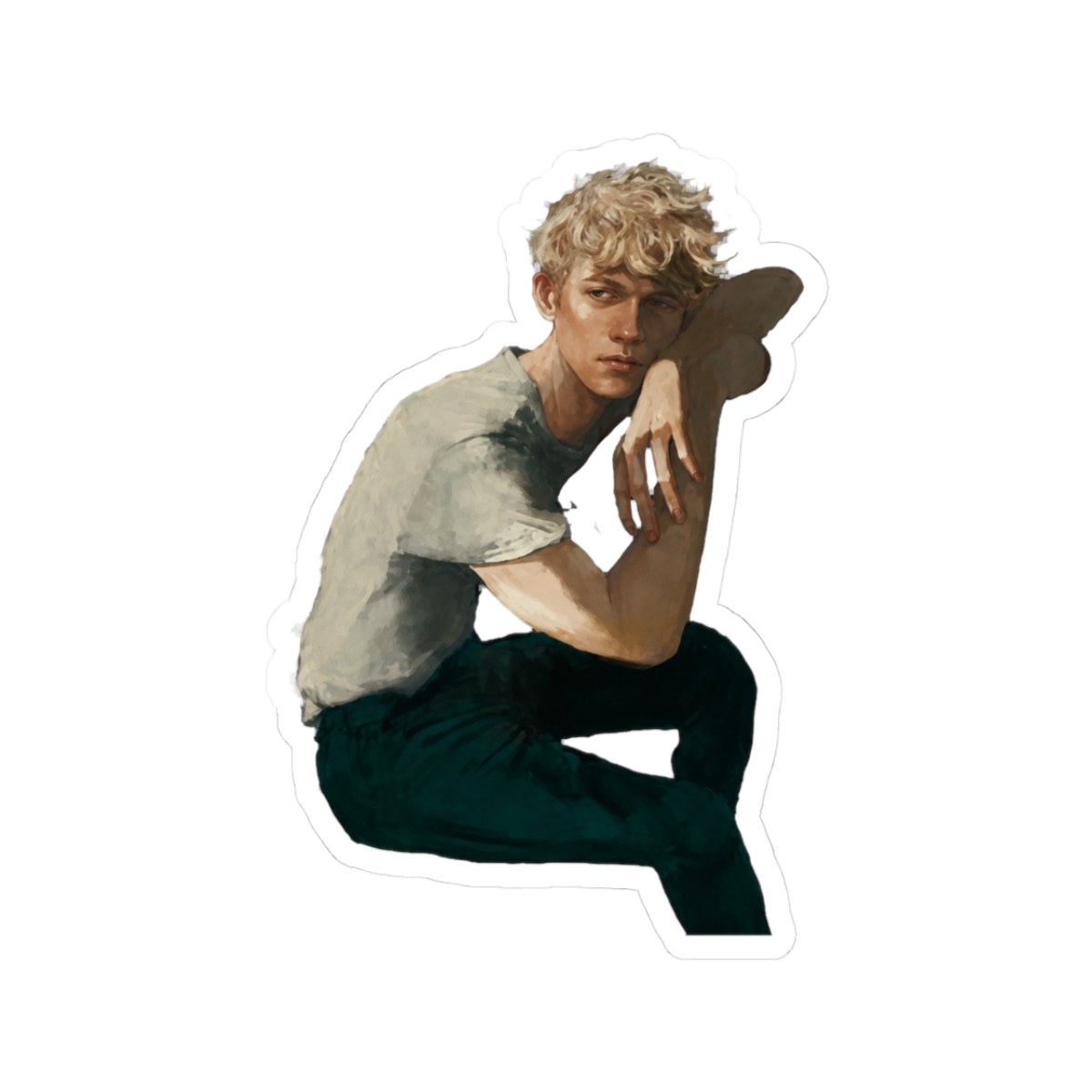 Gideon from the Atlas Six Sticker | Olivie Blake - Official stickers merchandise