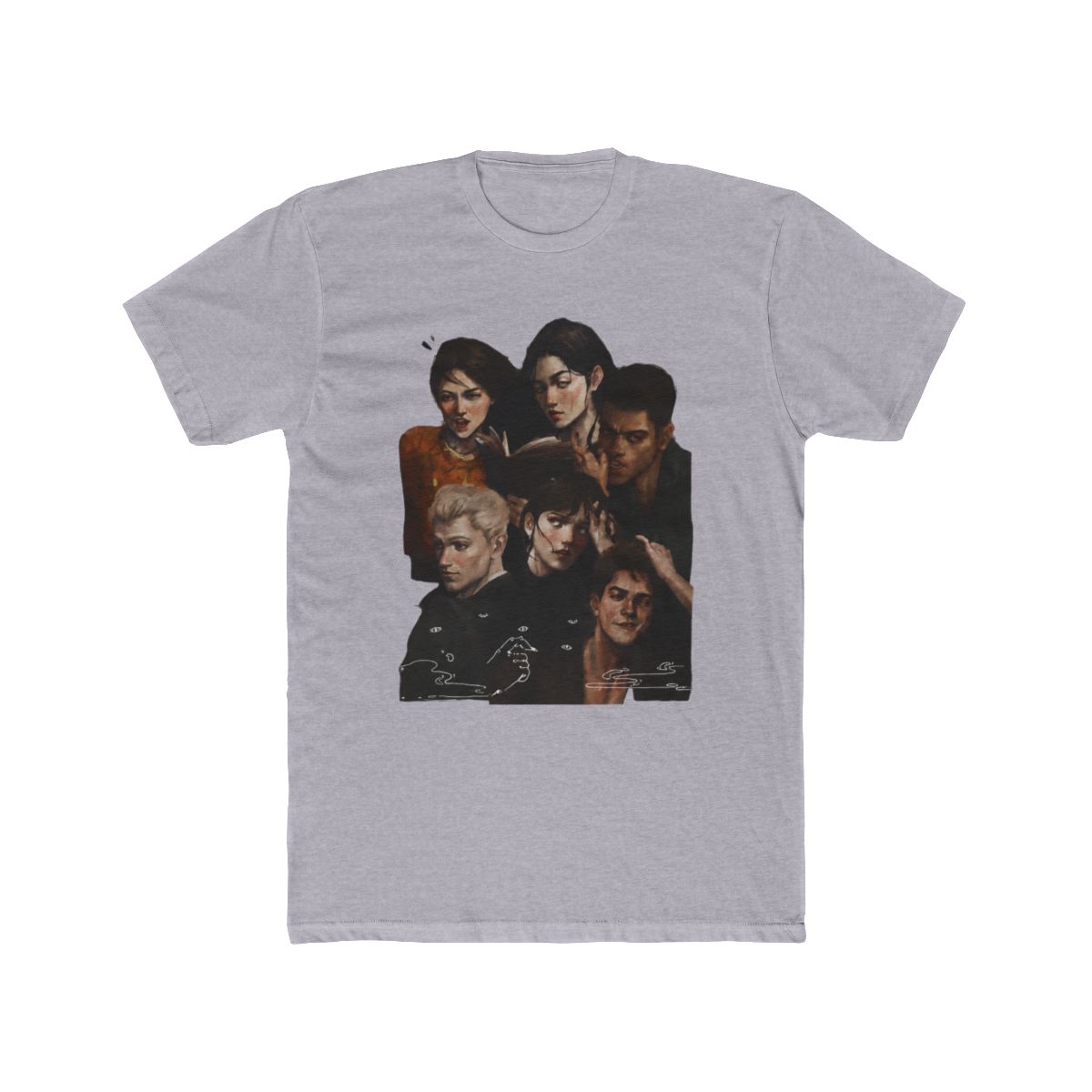 The Atlas Six - 2021 Edition - colour illustration T Shirt | Olivie Blake - alternate angle 5, merchandise