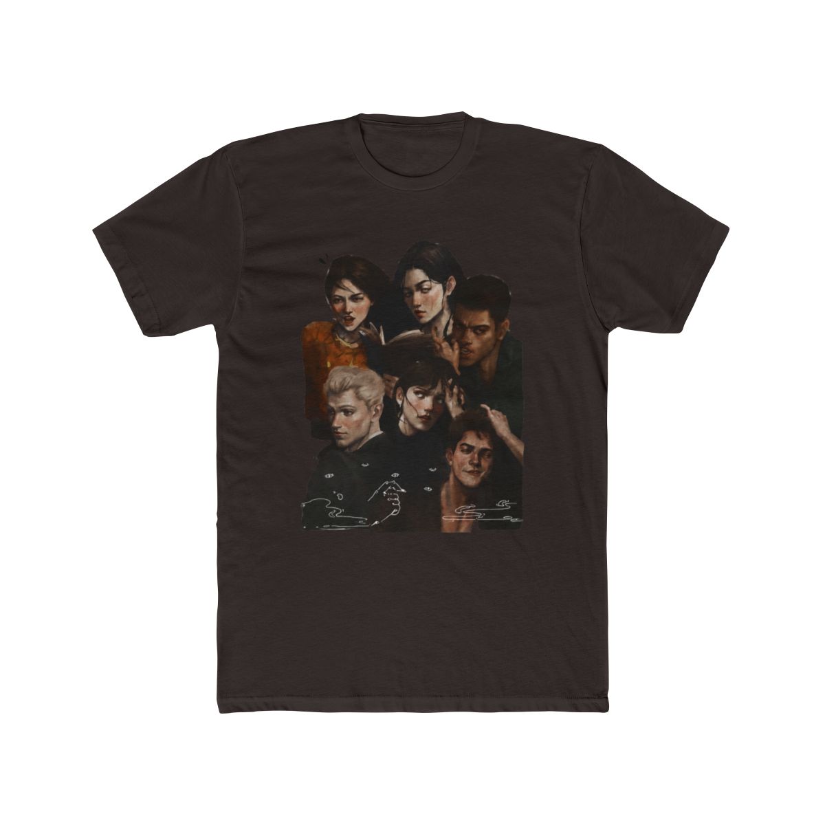 The Atlas Six - 2021 Edition - colour illustration T Shirt | Olivie Blake - alternate angle 3, merchandise
